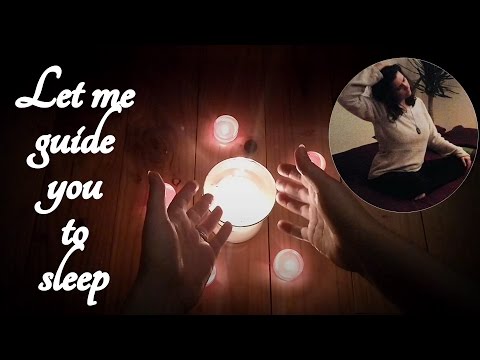 🌜ASMR Gentle Yoga in Bed + Guided Visualisation🌛