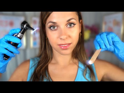 ASMR 💤 Most Relaxing ENT Exam, Otoscope, Ear Cleaning, Medical RP Personal Attention
