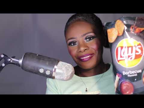 BBQ Lay's Chips ASMR Eating Sounds