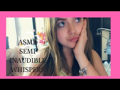 ASMR SEMI inaudible whispers on easter! MOUTH SOUNDS