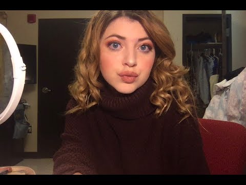 ASMR Get Ready w/ me for Thanksgiving! (makeup, hair, outfit)