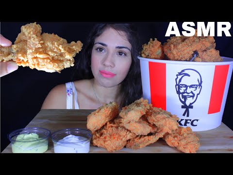 ASMR COMENDO FRANGO FRITO KFC MUKBANG🍗 ASMR KFC Chicken Fried * CRUNCHY EATING SOUNDS *