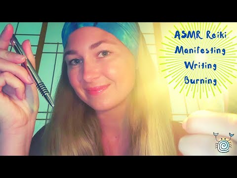 ASMR by P.A.R. ~ ASMR Reiki "Manifesting YOUR Words", ASMR Roleplay, Writing Trigger, Burning Papers