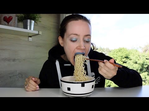 ASMR Whisper Eating Sounds | Noodles
