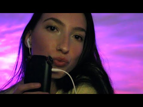 ASMR Tascam Mouth Sounds, Face Brushing, Slow Tapping