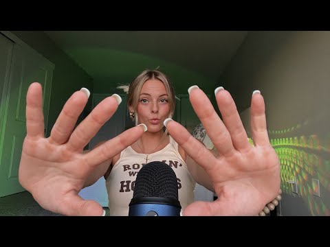 ASMR Hand Movements and Mouth Sounds NO TALKING