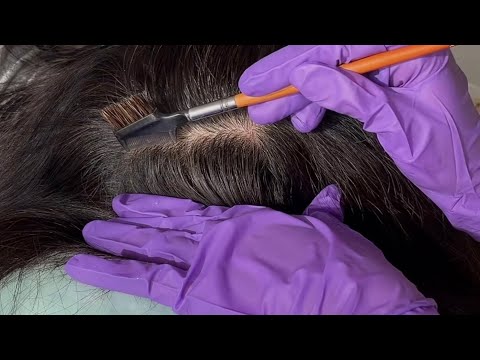 ASMR Relaxing Scalp Check, Massage, Brushing for Sleep 😴💆🏻‍♀️