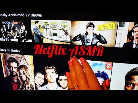 ASMR Netflix Tv Tracing, Tapping & Repeating (fan favourite)