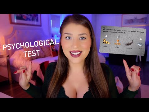 ASMR | Let's Do A Psychology Test About Views On Love ❤️