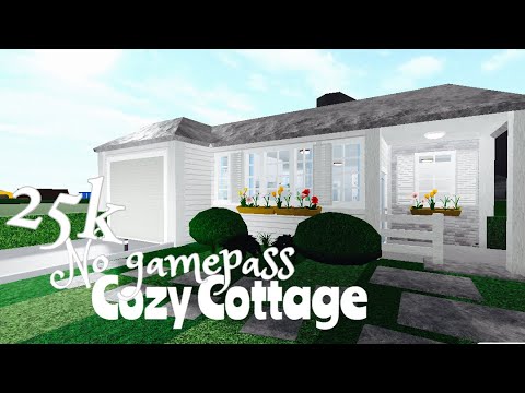 25k NO GAMEPASS Cozy Cottage [Speed Build] Roblox Bloxburg