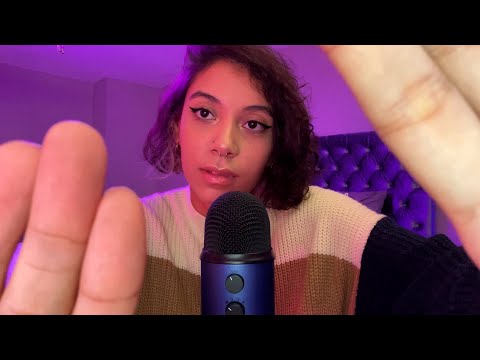Breathy Sounds, Soft Mouth Sounds, & Hand Movements ~ Slow ASMR