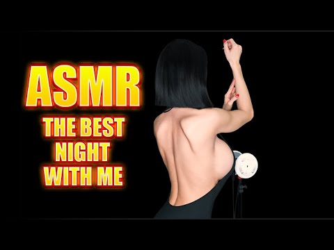 ASMR THE BEST NIGHT ever with me 🔥Inaudigble whispering ear massage breathing tic tac to fall asleep