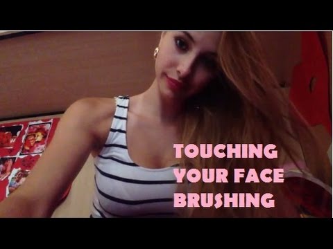 ASMR Eargasm: Kissing, Mouth Sounds Tapping + Face Touching and Brushing