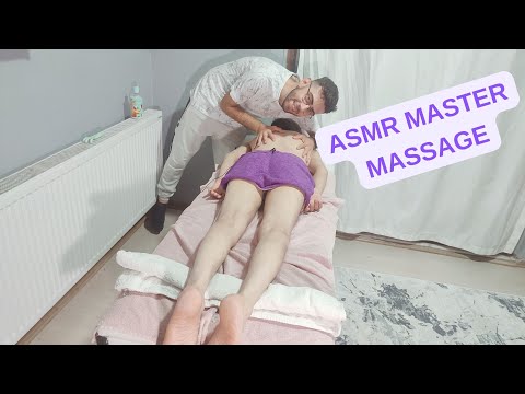 ASMR GUY RELAXING AMAZING MASSAGE-Asmr chest,leg,foot,arm,back