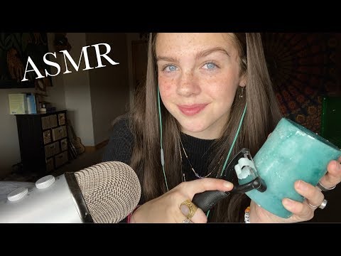 ASMR Shaving Candles (Tapping, Gum Chewing)