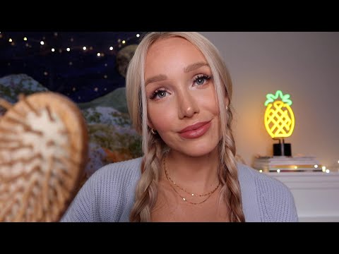 ASMR Mom Helps You Get Over Breakup (face touching, skincare, hair brushing…) // GwenGwiz