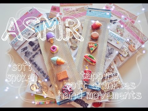 ASMR Cute Craft Store Loot . Soft Spoken . Tapping . Soft Crinkles
