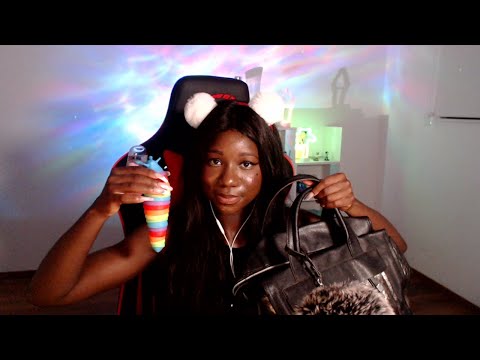 ASMR | that girl in class who has EVERYTHING in her bag 👛 No Talking