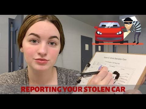 [ASMR] Police Station - Reporting Your Car Stolen RP