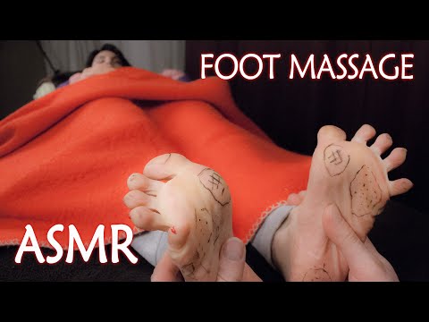 Foot Massage | Page Flipping | Soft Voice Gibberish ASMR