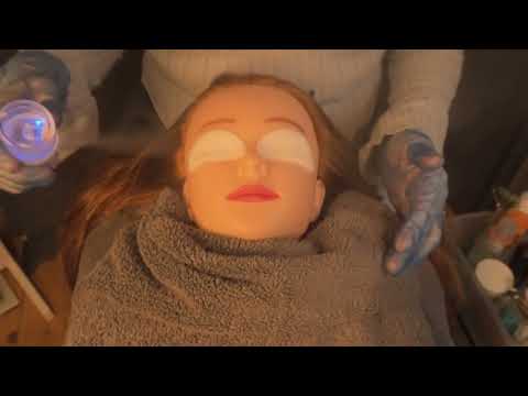ASMR | A Relaxing Facial Treatment After a Long Day | Creams, Steamer | No Talking | Unintentional