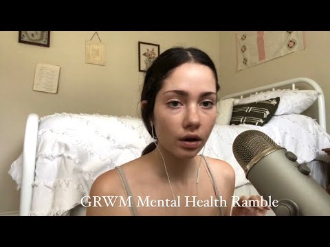 AMSR | Close Up Clicky Ramble About Mental Health & Get Ready With Me
