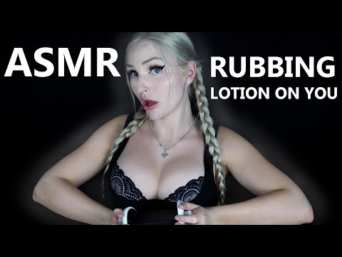 ASMR GF rubs lotion on YOU
