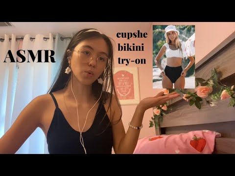 ASMR | Cupshe Bikini Try-on Haul (yay)