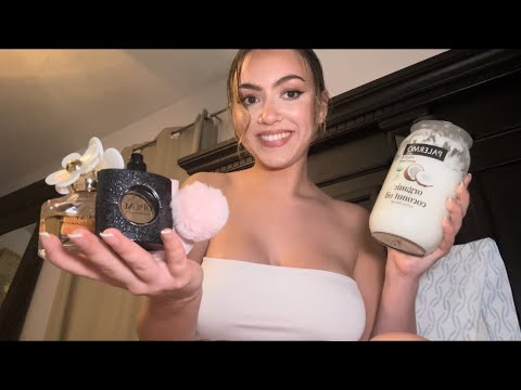 ASMR My Perfume, Lotion, & Body Oil Collection🧴🍬🍧🥂🍐🫧 | Keyboard Tapping & Whispers
