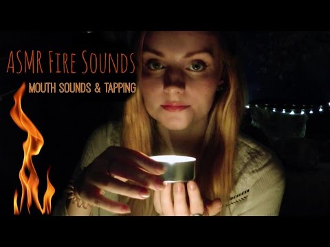🔥 ASMR Soothing Fire Sounds🔥  | Layered Whispers & Mouth Sounds For Relaxation & Sleep ♌️