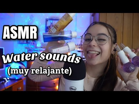 ASMR WATER SOUNDS💦 | ASMR sonidos relajantes con agua🫧 | ASMR sonidos líquidos en español - Pandasmr