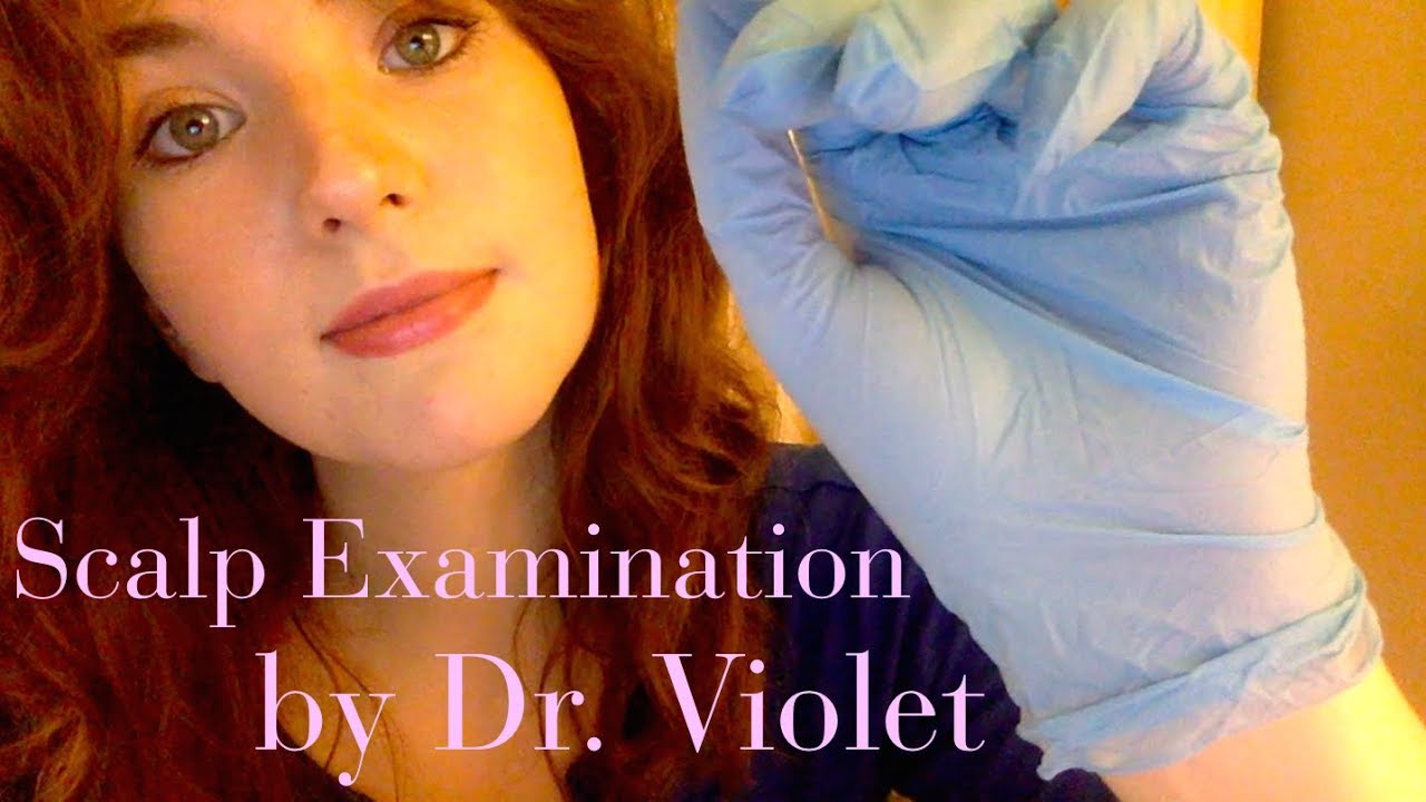 ASMR Scalp Exam at the Doctors Roleplay | gloves, spray, whispering, writing, combing