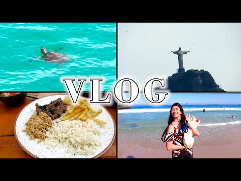 ASMR Vlog - Primeira vez na Praia do Leme | Tour pelo RJ - ep 1