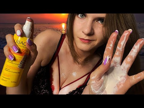 {ASMR} Hot! Getting You Ready for the Beach!