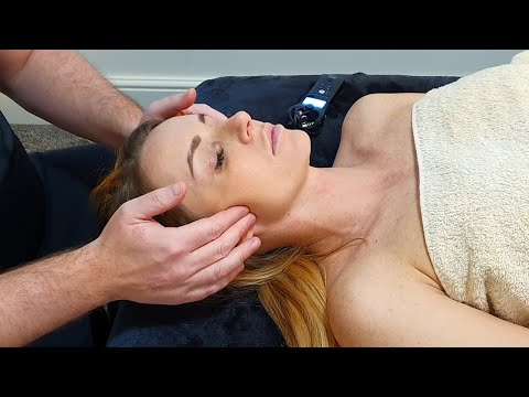 [ASMR] Ease TMJ Pain with Pressure Point Facial Massage [No Talking]
