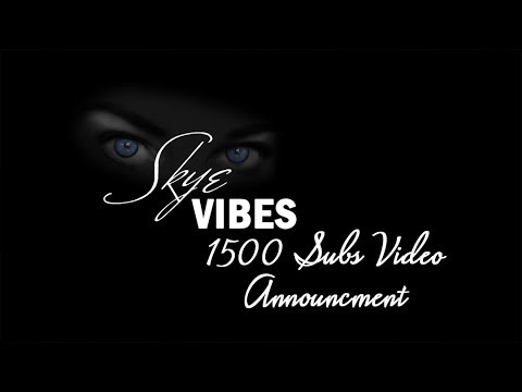 ASMR Girlfriend Roleplay ~ Skye Vibes Audio 1500 Subs Video Announcement Updates & Thank You Message