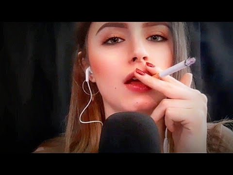 ASMR 🚬 Smoking cigarettes for the first time!