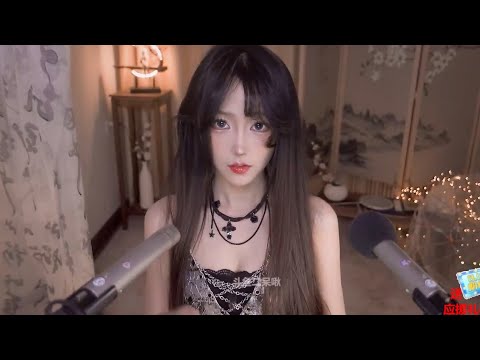 ASMR🖤Ear Blowing and Ear Cleaning