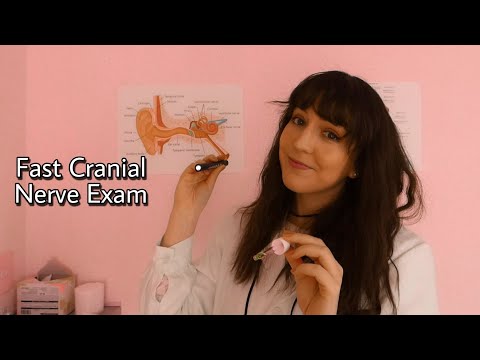⭐ASMR Fast Cranial Nerve Exam 👩‍⚕️ (Doctor Roleplay, Soft Spoken)