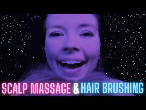 ASMR Loud and Aggressive Scalp Massage and Hair Brushing (No Talking)