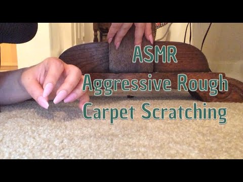 ASMR Aggressive Rough Carpet Scratching