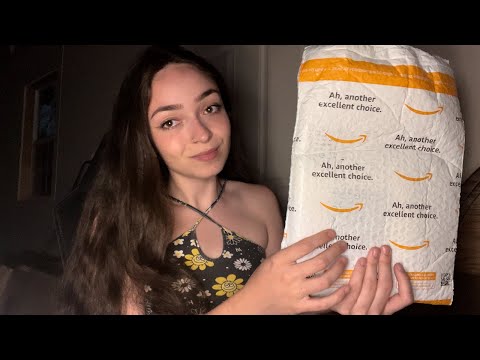 ASMR Unboxing Amazon Package Bubble Wrap Mailer Tapping & Whispering for Deep Sleep & Relaxation