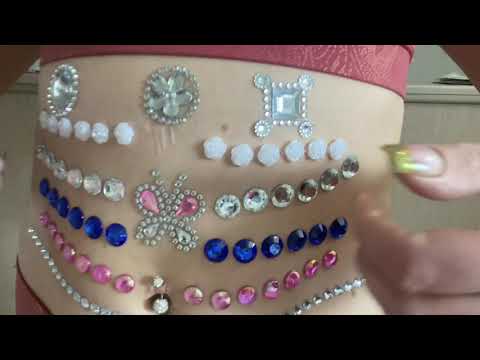ASMR | Gems on Body | Fast tapping for Instant Tingles