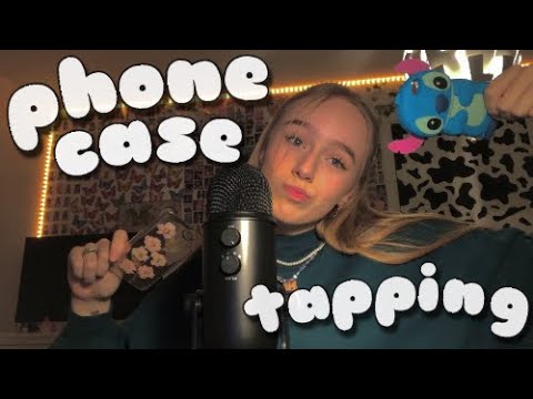 ASMR phone case tapping | tapping on phone accessories