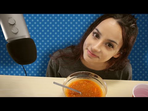 ASMR Eating Minestrone Soup with Potato Carrots and Garden Peas *No Talking* Muchbang