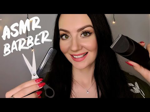 ASMR Barbershop 💈 Russian Accent Barber ✂ Men's Haircut, Beard Clean Up, Face Cleansing