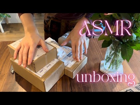 ASMR • unboxing 🙌🏼 (mini shopping haul)