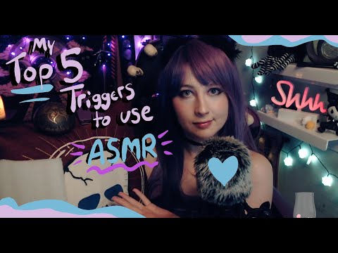 My Top 5 ASMR Triggers to Use (tapping, scratching)