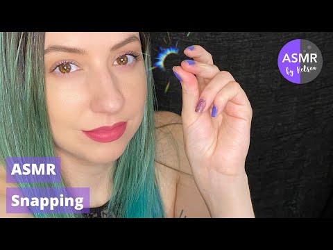 ASMR | Snapping with Brightly Colored Nails (Soft Spoken) (60fps)