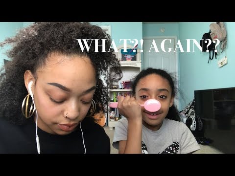 ASMR | Helping My Little Sister Relax  | SHE DID IT AGAIN?? 😩🤫